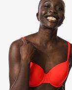 HEMA Voorgevormde bh met beugel rood van €15.99 voor €9 sale, Verzenden, Rood