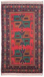 Vloerkleed - 145 cm - 87 cm - Baluch Afghaanse, Nieuw