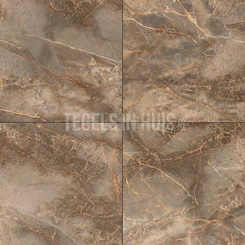 Vloertegel / wandtegel manhattan bruin mat 120x120, Doe-het-zelf en Verbouw, Tegels, Vloertegels, Nieuw, 10 m² of meer, Keramiek