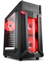 windows 7, 10 of 11 pro CWS (Game) pc Sharkoon Red Intel, Computers en Software, Computerbehuizingen, Ophalen of Verzenden, Nieuw