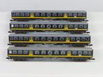 Fleischmann N - 8155 - Modeltrein personenwagen (4) - 4x, Nieuw