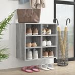 vidaXL Schoenenkast 52,5x30x50 cm grijs sonoma eikenkleurig, Huis en Inrichting, Kasten | Overige, Verzenden, Nieuw
