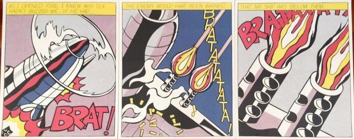 Roy Lichtenstein (1923-1997) (after) - As I opened fire, Antiek en Kunst, Antiek | Overige Antiek