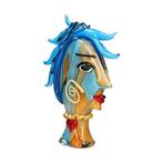 sculptuur, A surreal womans head - 40 cm - Glas, Antiek en Kunst