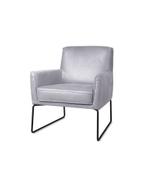 Fauteuil Bach - fauteuils - Zilver, Huis en Inrichting, Nieuw, Leer