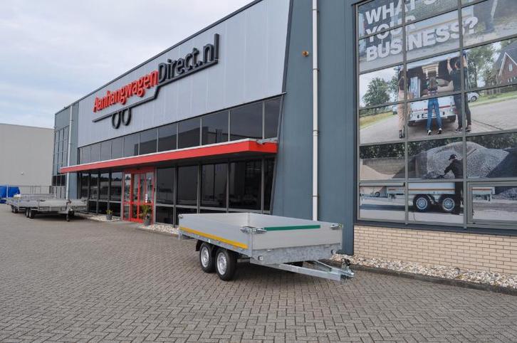 Ongeremde Eduard plateauwagen - 310x160 cm - 750 kg bruto, Auto diversen, Aanhangers en Bagagewagens, Ophalen of Verzenden