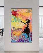 Gunnar Zyl (1988) - Girl with Balloon / Banksy & Zyl XXL, Antiek en Kunst