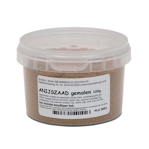 Molen de Hoop Anijszaad Gemalen 100 gr., Hobby en Vrije tijd, Taarten en Cupcakes maken, Nieuw, Verzenden