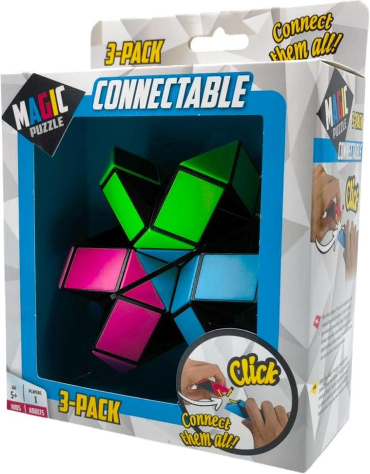 Magic Puzzle - Connectable 3 Pack | Clown Games - Puzzels, Hobby en Vrije tijd, Denksport en Puzzels, Nieuw, Verzenden