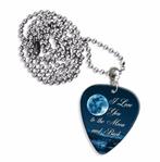 Plectrum ketting I Love You to the Moon and Back, Ophalen of Verzenden, Nieuw