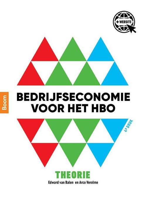 Bedrijfseconomie voor het hbo 9789024408597 Arco Verolme, Boeken, Schoolboeken, Gelezen, Verzenden