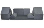 Foam blokken - soft play - ITAKA - 9 delig - donkergrijs, Ophalen of Verzenden, Nieuw