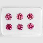 6 pcs Diamant (Kleurbehandeld) - 0.97 ct - Rond - Fancy, Sieraden, Tassen en Uiterlijk, Edelstenen, Nieuw