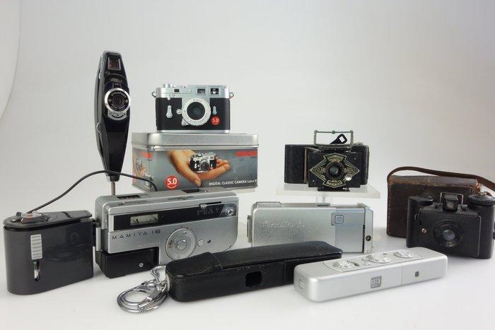 Leitz Leica M3 Minox / Ensign Midget / Mamiya 16 / Sida, Audio, Tv en Foto, Fotocamera's Analoog