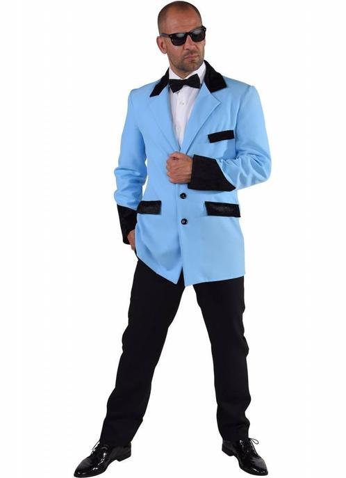 Rock n roll jas turquoise, Kleding | Heren, Carnavalskleding en Feestkleding, Nieuw, Ophalen of Verzenden