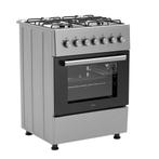 Wiggo WO-E606A(XX) Serie 6 - Gasfornuis - Roestvrijstaal, Verzenden, Nieuw