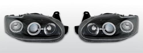 Koplampen Angel Eyes | Ford Escort 1995-2000 | LED | zwart, Auto-onderdelen, Verlichting, Nieuw, Ford, Verzenden
