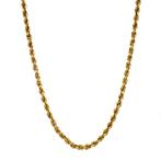Gouden vintage koord collier 18 krt, Sieraden, Tassen en Uiterlijk, Kettingen, Ophalen of Verzenden, Nieuw