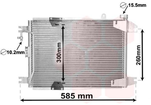 LUCHTCONDENSATOR VOOR SUZUKI GRAND VITARA 1998-2006, Auto-onderdelen, Airco en Verwarming, Nieuw, Ophalen of Verzenden