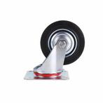 Benson Zwenkwielen - Massief rubber - Ø 100 mm - 70 kg dr.., Ophalen of Verzenden, Nieuw