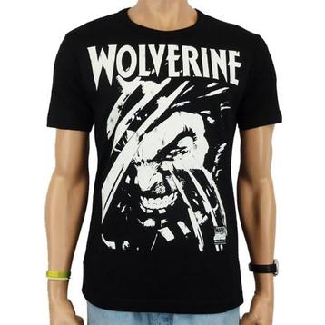 Wolverine X-Men Marvel Heren easy-fit T-shirt zwart beschikbaar voor biedingen