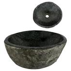 Wasbak | Wastafel | Natuursteen | Ovaal | 30-35x25-30cm, Doe-het-zelf en Verbouw, Sanitair, Verzenden, Nieuw, Steen, Wastafel