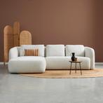 *WOONWINKEL* PEPP Interiors Cloud Creme Hoekbank Met Ronde V, Huis en Inrichting, Banken | Bankstellen, Verzenden, Nieuw