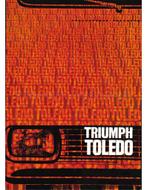 1971 TRIUMPH TOLEDO BROCHURE NEDERLANDS, Nieuw, Author