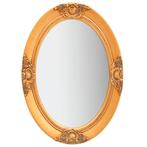 vidaXL Wandspiegel barok stijl 50x70 cm goudkleurig, Huis en Inrichting, Woonaccessoires | Spiegels, Nieuw, Verzenden
