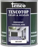 Tencotop Deur & Kozijn Hoogglans - 750ml - WIT Ral 9010, Nieuw, Verzenden