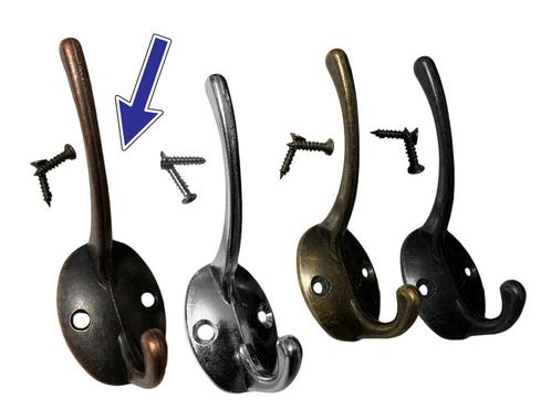 Set van 6 metalen haken, hangers voor jassen en hoeden (kle, Doe-het-zelf en Verbouw, Gereedschap | Handgereedschap, Nieuw, Ophalen of Verzenden