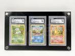Pokémon - 3 Graded card - Bulbasaur, Squirtle & Charmander -, Nieuw