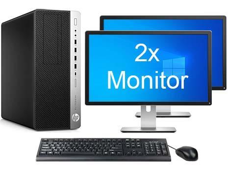 STUNTPRIJS: HP EliteDesk 800 G3 MT i7 7e Gen incl. 2, Computers en Software, Desktop Pc's, 8 GB, Ophalen of Verzenden