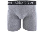 Boxershort - SQOTTON® - Basic - Grijs, Kleding | Heren, Ondergoed, Verzenden