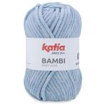 Katia Bambi - 335 hemelsblauw - Chenille Garen, Hobby en Vrije tijd, Breien en Haken, Ophalen of Verzenden, Nieuw