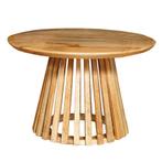 Salontafel Mangohout Rond Zara Large, Verzenden, Rond, Nieuw, Industriële meubels