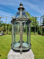 Lantaarn - metal, Glas, Antiek en Kunst