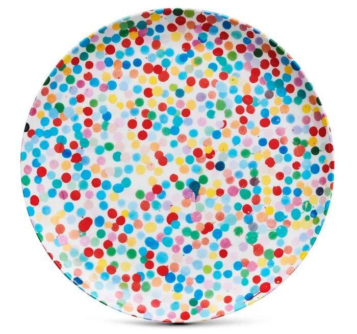 Damien Hirst (1965) - Heni - All Over Dot Plate, Antiek en Kunst, Kunst | Designobjecten
