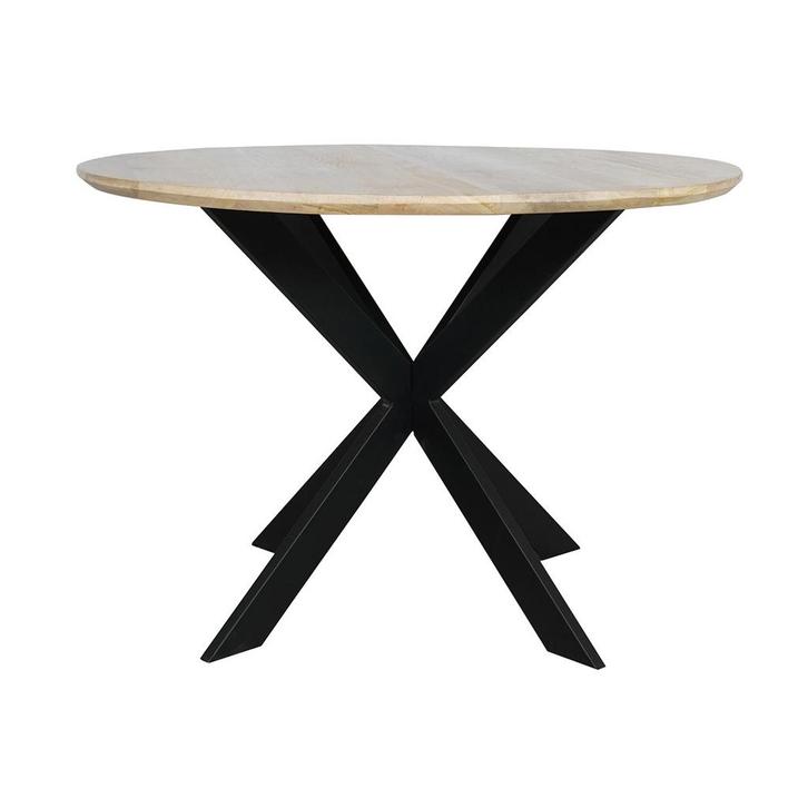 *WOONWINKEL* Starfurn Ferris Ronde Eettafel Naturel Eiken 11, Huis en Inrichting, Tafels | Eettafels, Nieuw, Verzenden