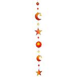 Windmobiel - Zon &amp; Maan - Rood &amp; Oranje (ca. 95 x 10, Nieuw, Verzenden