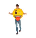 Kostuum Emoji Knipoog, Verzenden, Nieuw