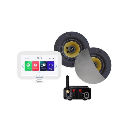 Music Center Set Aquasound N-Joy Met Speakerset Van Rumba, Doe-het-zelf en Verbouw, Sanitair, Bad, Nieuw, Chroom, Ophalen of Verzenden
