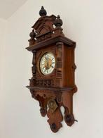 Wandklok - Hout, Messing - 1920-1930, Antiek en Kunst