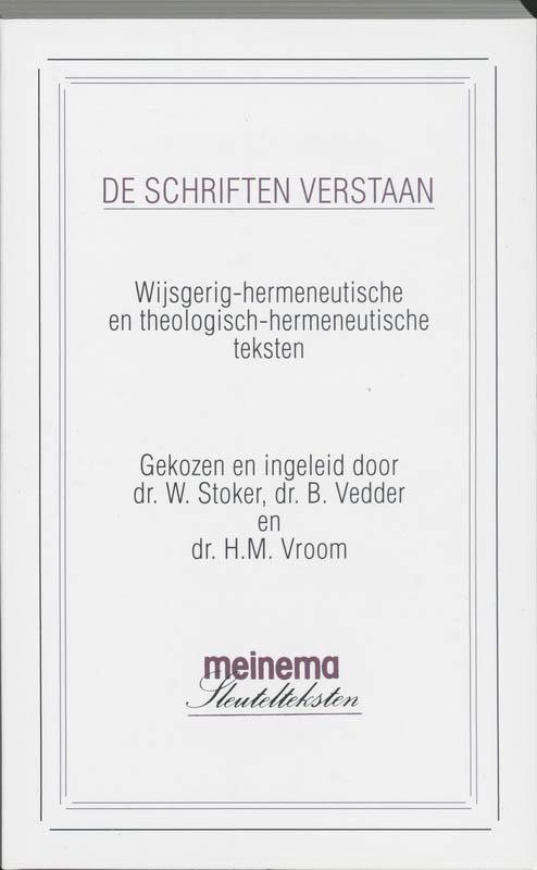 De Schriften verstaan / Sleutelteksten in godsdienst en, Boeken, Godsdienst en Theologie, Gelezen, Verzenden
