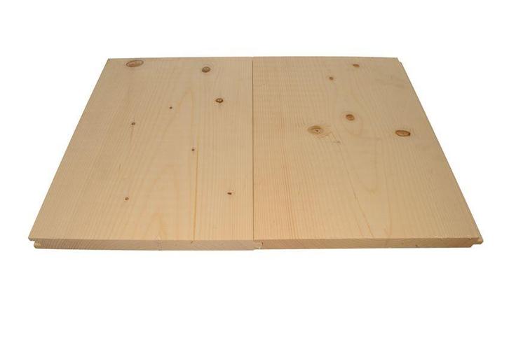 Vuren vloerdelen KD geschaafd 25x280x5000mm, Doe-het-zelf en Verbouw, Hout en Planken, Nieuw, Vuren, Ophalen of Verzenden