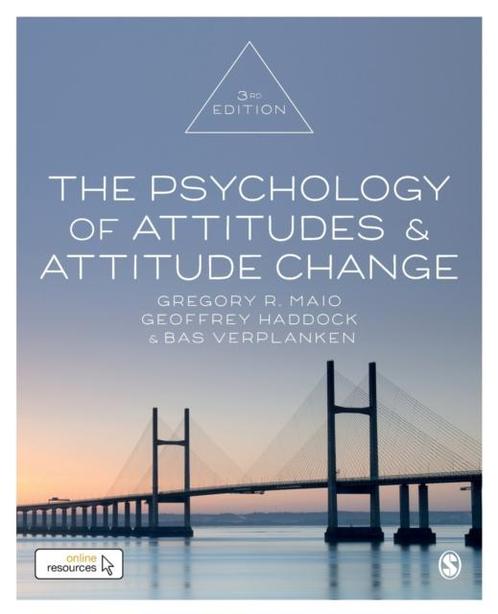 The Psychology of Attitudes and Attitude Chang 9781526425843, Boeken, Psychologie, Zo goed als nieuw, Verzenden