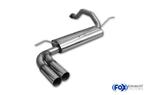 FOX Honda Civic 5 einddemper dwars - 2x76 Type 10, Verzenden, Nieuw