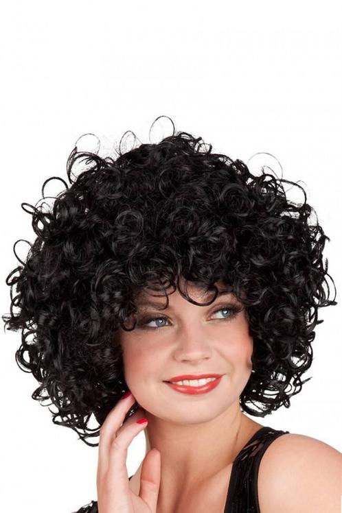 Pruik Candice Krul Zwart, Diversen, Sinterklaas, Nieuw, Ophalen of Verzenden