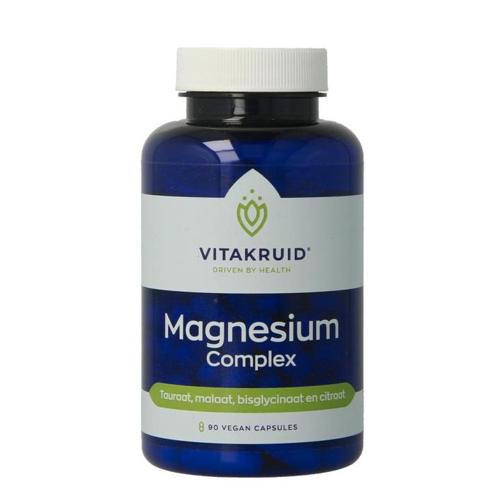 Vitakruid Magnesium Complex Tauraat Malaat Bisglycinaat 90, Sport en Fitness, Gezondheidsproducten en Wellness, Verzenden