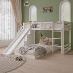 Kinder stapelbed met glijbaan en ladder 90x200 cm, Verzenden, Nieuw